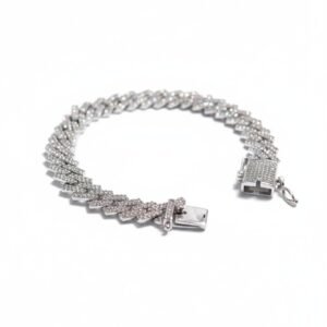 Cubic Zirconia Cuban Link Bracelet