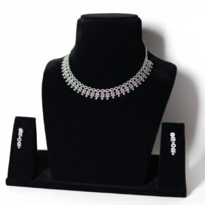 Elegant Silver Necklace Set