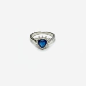 Blue Stone Silver Ring