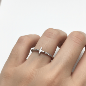 Silver Cross Ring