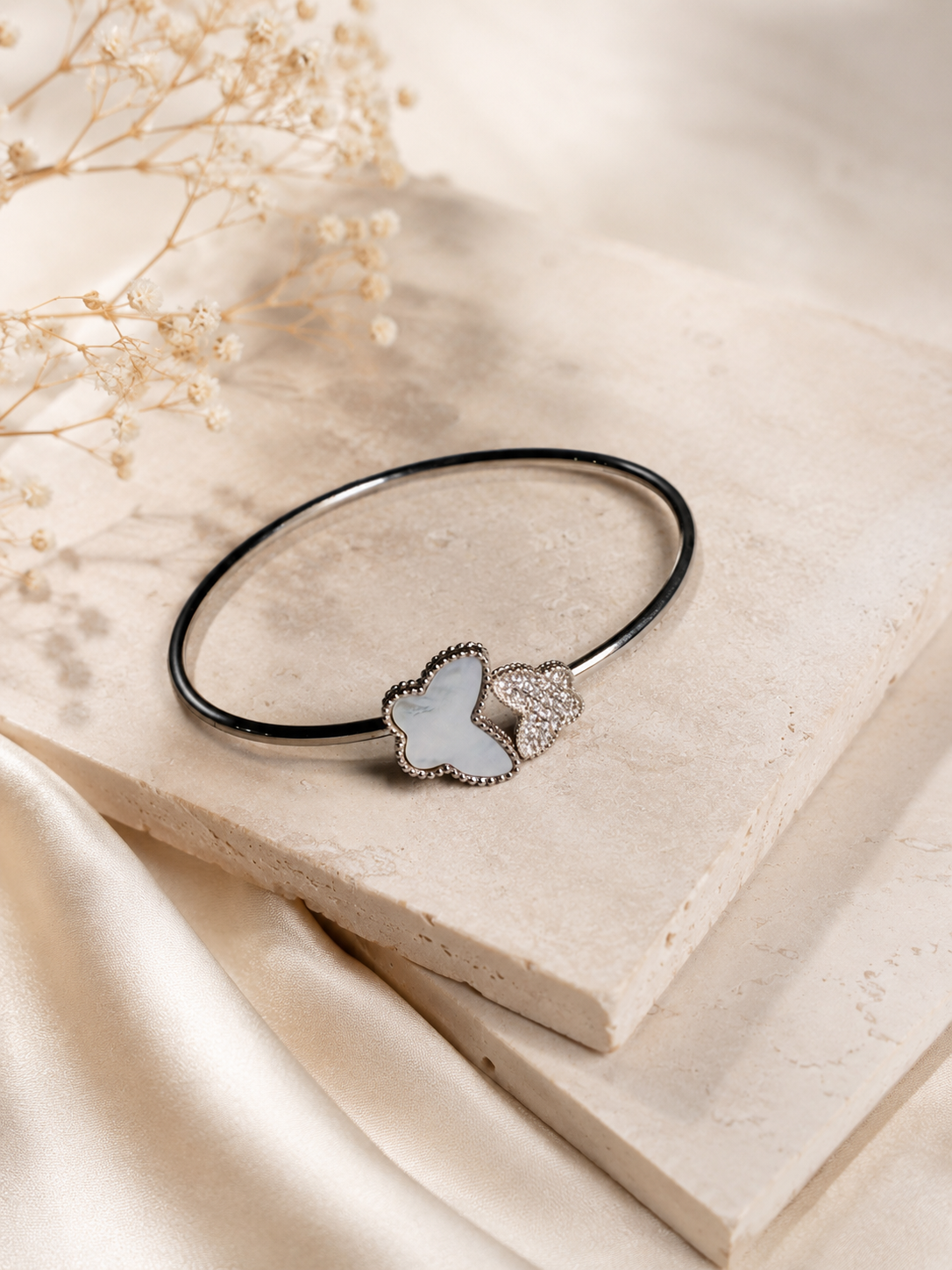 Elegant Butterfly Crystal Bracelet