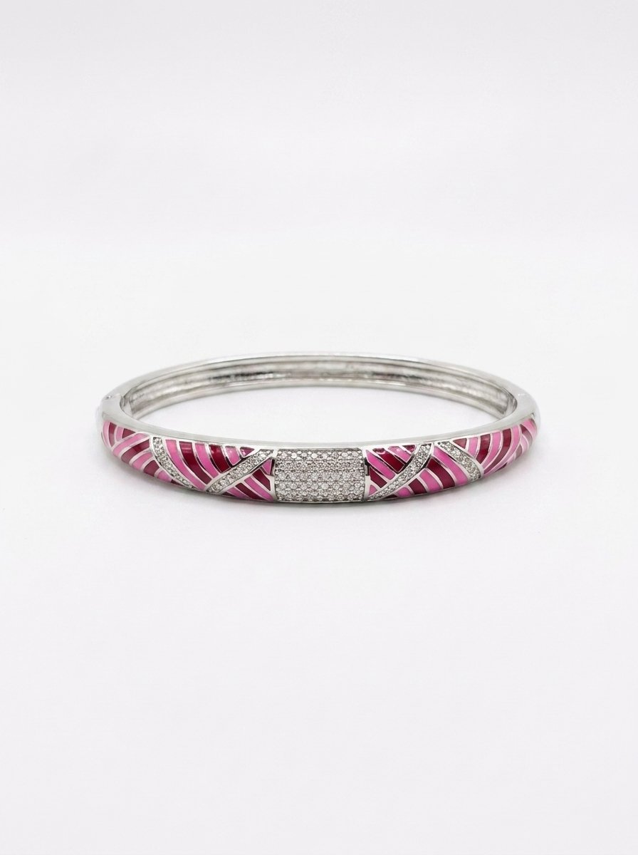 Elegant Pink Designer Kada Bracelet