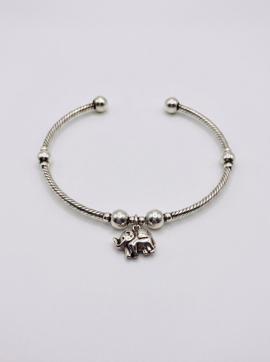 Cute Elephant Charm Adjustable Bracelet